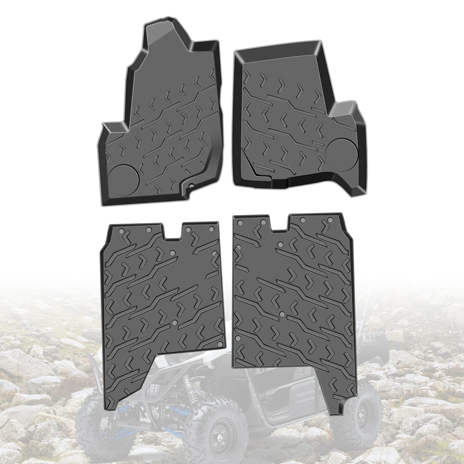 Amazon.com: CUSAUTV Floor Mats for Teryx KRX 4 1000, TPE Front and